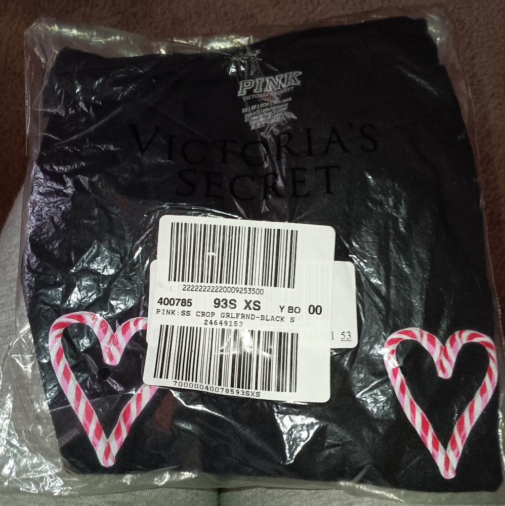 Victoria's Secret PINK woman's Cropped tee BNWT